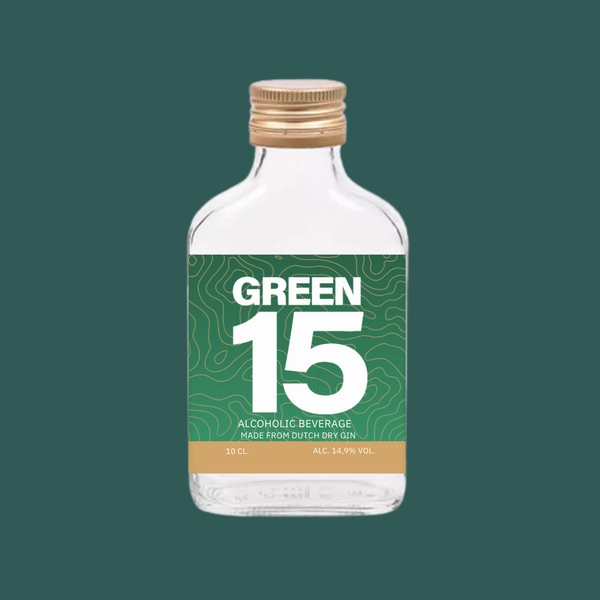 Green15 Original | 4x Pocket Flask 10 cl |