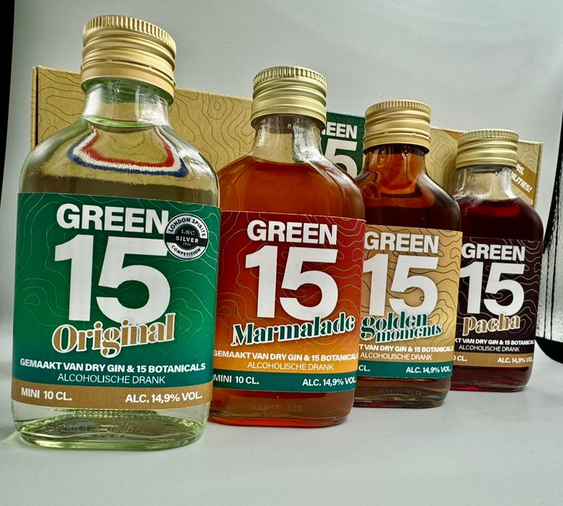 Green15 Collection | 4x Zakflacon 10 cl