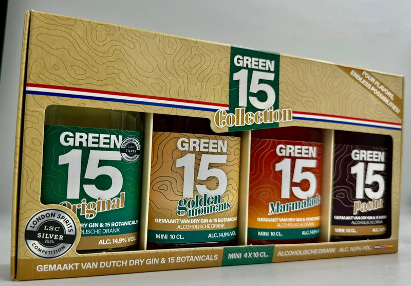 Green15 Collection | 4x Zakflacon 10 cl