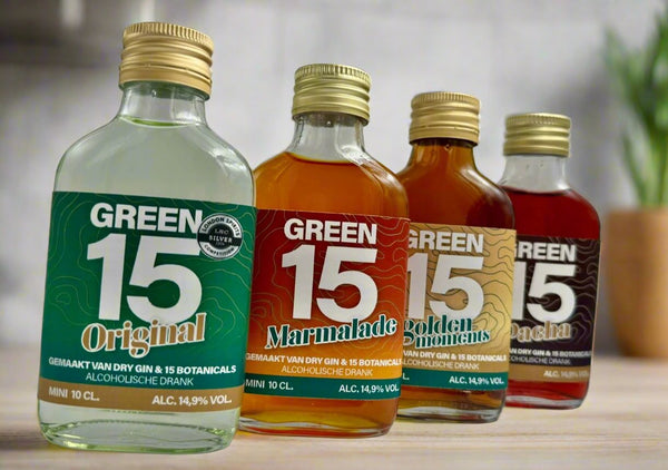 Green15 Collection | 4x Zakflacon 10 cl